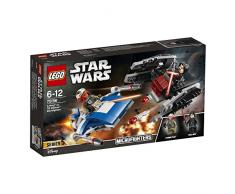 LEGO Star Wars 75196 - A-Wing vs. TIE Silencer Microfighters, Spielzeug