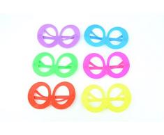 Gifts 4 All Occasions Limited SHATCHI-89 12 Gläser Weihnachtsstrumpf Geburtstag Tüten Füller Geschenke Favour Rock and Roll Party mehrfarbig