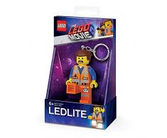 LEGO LGL-KE145 Emmet Key Light Schlüsselanhänger mit Taschenlampe, Orange