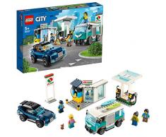 LEGO 60257 Tankstelle City Autospielzeug für Kinder