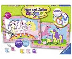 Ravensburger 27773 - Süße Ponys - Malen nach Zahlen Junior