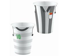 amscan 9903007 Becher Kicker Party, Mehrfarbig, 250 ml