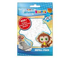 CRAZE SPLASH BEADYS Refill-Pack Ersatzperlen weiß white Perlen Nachfüllpack Bügelperlen ohne Bügeln 11423