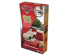 Goliath 83257 | Super-Sand-Set Disney-Cars-Small | rasantes Vergnügen fürs Kinderzimmer mit deinem Champion Lightning McQueen | modelliere deinen Rennwagen mit Super Sand und lass sie zu spannenden Autorennen starten | ab 4 Jahren