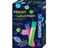 KOSMOS 654191 Neon-Leuchten Experimentierset, Kreative Experimente im Schwarzlicht