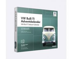 FRANZIS VW Bulli T1 Adventskalender 2019, In 24 Schritten zum Bulli unterm Weihnachtsbaum, Das Kultauto im Maßstab 1:43| Ab 14 Jahren