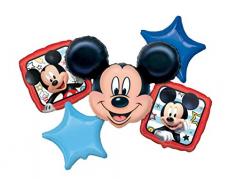 Amscan 3622601 Folienballon Set Micky und die flinken Flitzer
