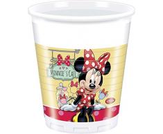 Disney 200 ml Café Minnie Maus Kunststoff Tassen, 8 Stück