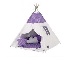 Elfique New Tipi INDIANERZELT SPIELZELT DOPPELT Gepolsterter Decke (Zelt mit Decke)