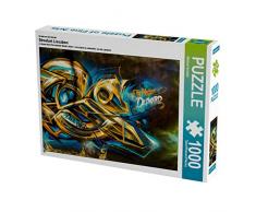 CALVENDO Puzzle Streetart Lissabon 1000 Teile Lege-Größe 64 x 48 cm Foto-Puzzle Bild von Michael Schmitz