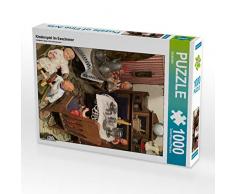 CALVENDO Puzzle Kinderspiel im Esszimmer 1000 Teile Lege-Größe 48 x 64 cm Foto-Puzzle Bild von WEIBKIWI