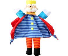 Small Foot by Legler Handpuppe König aus Stoff mit Holzkopf, schult spielerisch die Fingerfertigkeit und Motorik, für Tolle Rollenspiele mit Dem Kasperletheater