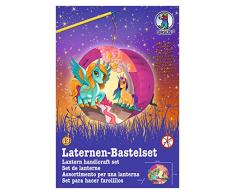Laternen Bastelset Easy Line Baby Pegasus und Einhorn, ca. 21, 8 x 21 x 10, 3 cm