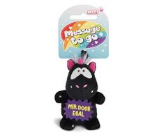 Nici 42739 Anhänger Einhorn Carbon Flash Mir doch egal, 8 cm, schwarz