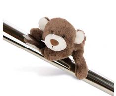 Nici 44423 Kuscheltier Love Bär Junge mit Herz 12cm MagNICI, Plüschtier mit Magnet, beige