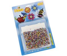 Hama 5601 Bügelperlen Mini, ca. 5000 Stück, inklusive Stiftplatte Viereck und Zubehör, Frühling, Mehrfarbig