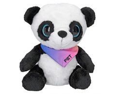 Depesche 10459 - Plüschtier Snukis, Piet der Panda, ca. 18 cm