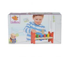 Eichhorn 100027005 - Klopfbank, enthält 1x Hammer, 8x Klopfstifte, 9x23,5x13cm, 10-tlg., FSC 100% Zertifiziertes Buchenholz, Made in Germany