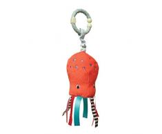 Manhattan Toy 218180 Under The Sea Octopus Reisespielzeug mit Rassel und Spiegel, Multi