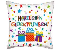 Karaloon F81203P Folienballon Herzlichen Glückwünsch