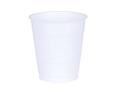 Amscan International 552287-08 Kunststoffbecher, 355 ml, Frost White