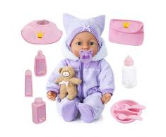 Bayer Design 9469400 - Piccolina Magic Eyes Puppe, 46 cm
