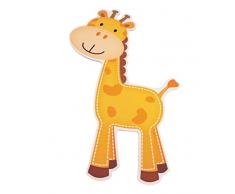 Bieco 19209605 Puzzlematte mit Giraffe Lolo, Puzzleteppich mit 25 Teilen, Spielmatte für den Boden, Puzzle als Kinderspielteppich, Bodenpuzzle für Kinder ab 12m+, gelb