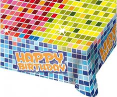 Folat NEU Tischdecke Birthday Blocks, 130x180 cm, 1 STK.