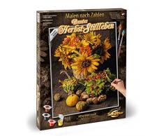 Schipper 609130743 - Malen nach Zahlen - Buntes Herbst Stillleben - Bilder malen für Erwachsene, inklusive Pinsel und Acrylfarben, 40 x 50 cm