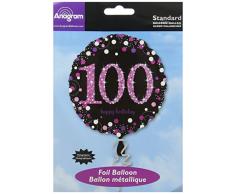 amscan 3379201 Folie 100. Geburtstag Luftballons