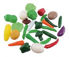 Gowi 456-03 - Gemüse, 28-teilig, Spielzeug-Lebensmittel