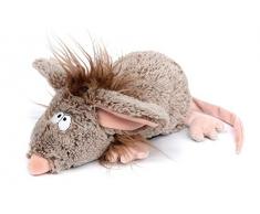 sigikid BEASTS, Kuscheltier für Erwachsene und Kinder, Maus, Rosi Romadur, Beasts Town, Beige, 39162