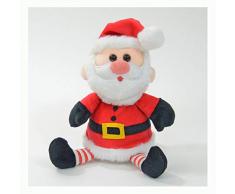 Kögler 75957 - Laber Weihnachtsmann Jingle, Laberfigur mit Aufnahme- und Wiedergabefunktion, plappert alles witzig nach und bewegt sich, ca. 18 cm groß, ideal als Geschenk für Jungen und Mädchen