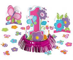 Amscan 280032 - Tisch Deko Set, Sweet Birthday Girl, 4 teilig