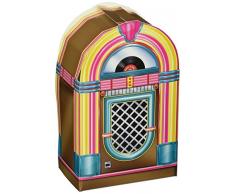 Beistle 54125 3er-Pack Jukebox Geschenkboxen, 8,9 x 15,2 cm