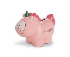 Nici 42523 Spardose Einhorn Little Cherry Just Married, 7,5 x 12 x 16,5 cm, rosa, ca