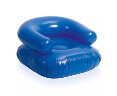 eBuyGB 1314904 aufblasbare Beach Lounge Stuhl – Liege Lilo Pool Air Bett Float (blau)