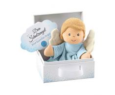 Sterntaler Schmusetuch Schutzengel, Alter: Für Jungen ab dem 1. Monat, Größe: 26 cm, Farbe: Blau