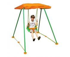 New Plast AMB1319 Libellula – Klapp-Schaukel mit Sonnenschutz und sicherem Kindersitz 3-in-1