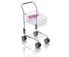 Speelgoed 9328RED - Kaufläden und Zubehör - Einkaufswagen Metall