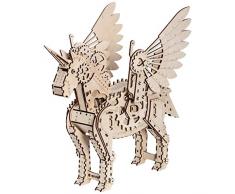 Gigamic Einhorn Modellbau 3D Mobile aus Holz, PWLI,