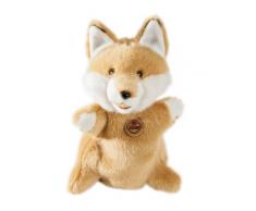 Bauer Spielwaren Theatrello Handpuppe Fuchs: Kuscheltier für Puppentheater und Lernspiele, waschbar, beige (11801)