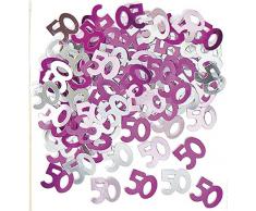 Gifts 4 All Occasions Limited SHATCHI-1170 Shatchi Tischkonfetti zum 50. Geburtstag, 14 g, Pink