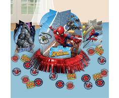 Amscan International 9902776 Mittelpunkt 3D-printedspiderman Tisch Décor