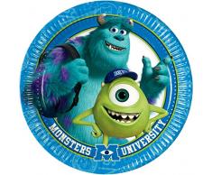 Pappteller mit Disney‘s Monsters University, von Amscan International