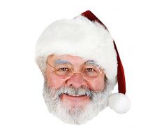 Star Cutouts Bedruckte Gesichtsmaske DER WEIHNACHTSMANN Maske
