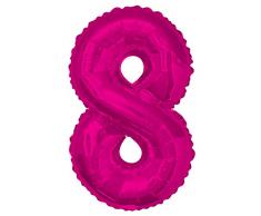 Unique Party Folienballon im Zahlen-Design, groß, 86,4 cm