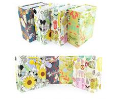 Gifts 4 All Occasions Limited SHATCHI-599 Geschenktüte aus Papier, Blumenmuster, für Geburtstag, Weihnachten, Hochzeit, Geschenk, mehrfarbig