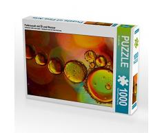 CALVENDO Puzzle Farbrausch mit Öl und Wasser 04 1000 Teile Lege-Größe 64 x 48 cm Foto-Puzzle Bild von Veronika Rix