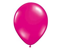 Folat 08084 Magentafarbene Ballons 30 cm-100 Stück, Pink